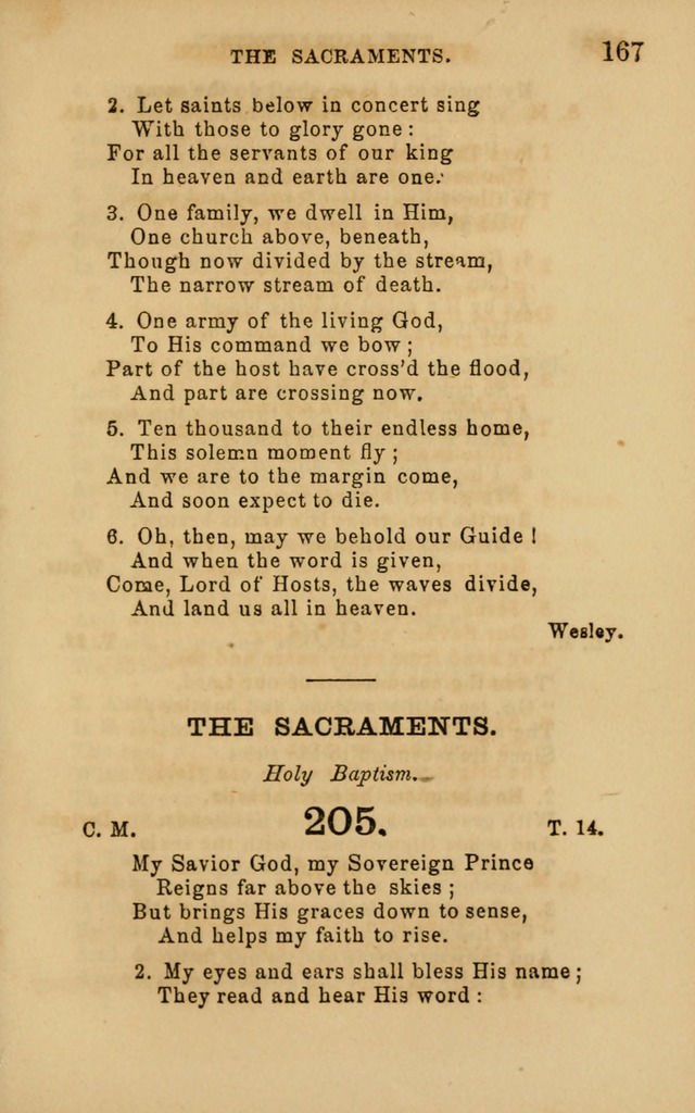 Hymns and Offices of Worship: for use in schools: with an appendix of tunes page 167