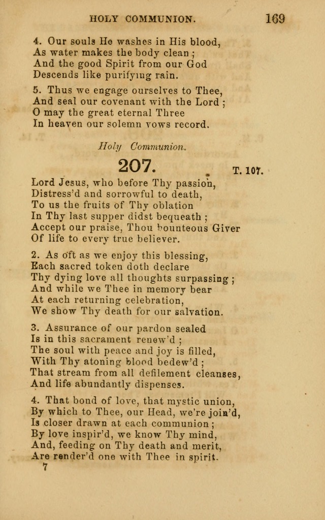 Hymns and Offices of Worship: for use in schools: with an appendix of tunes page 169