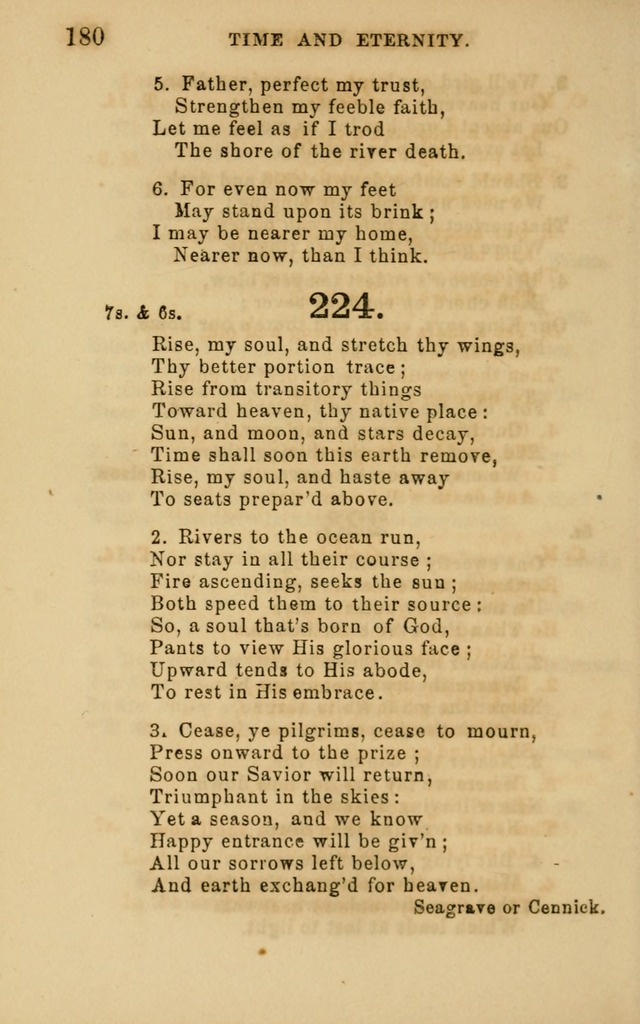 Hymns and Offices of Worship: for use in schools: with an appendix of tunes page 180