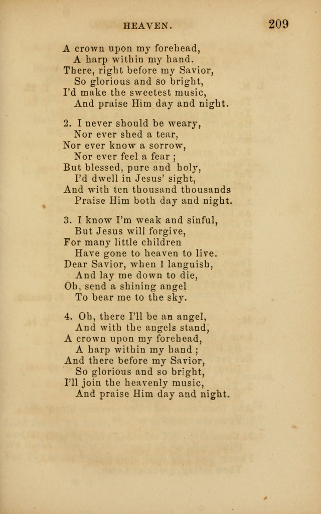 Hymns and Offices of Worship: for use in schools: with an appendix of tunes page 209