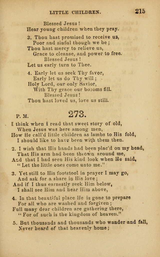 Hymns and Offices of Worship: for use in schools: with an appendix of tunes page 215