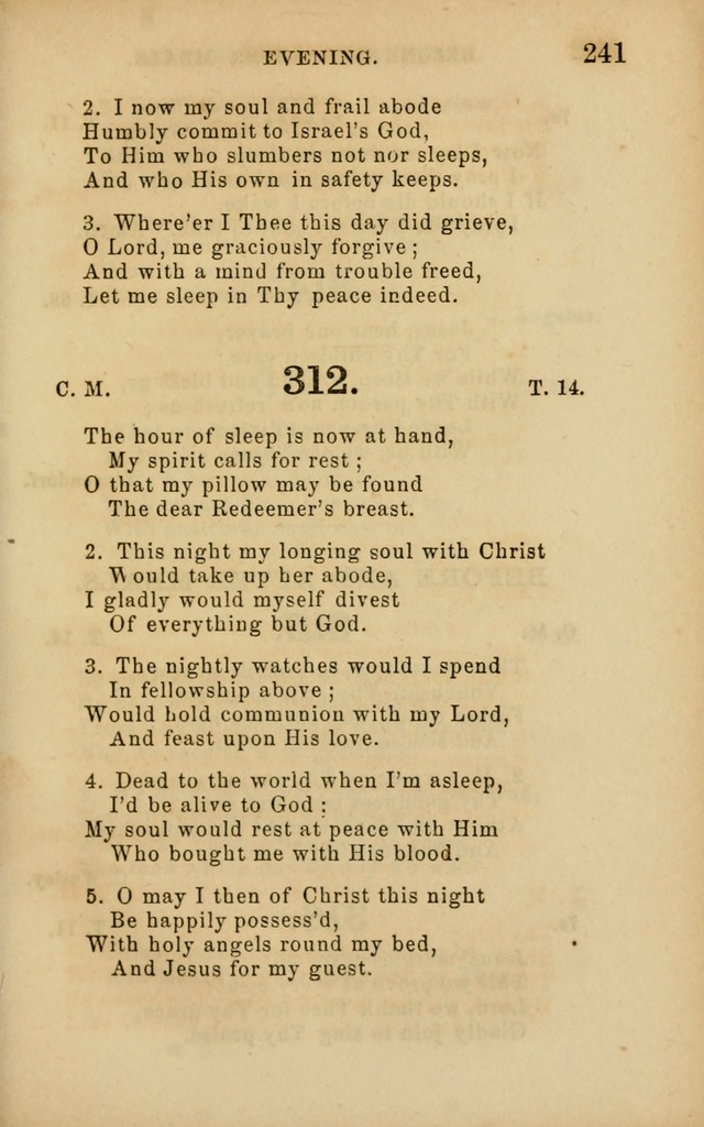 Hymns and Offices of Worship: for use in schools: with an appendix of tunes page 241