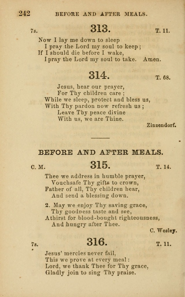 Hymns and Offices of Worship: for use in schools: with an appendix of tunes page 242