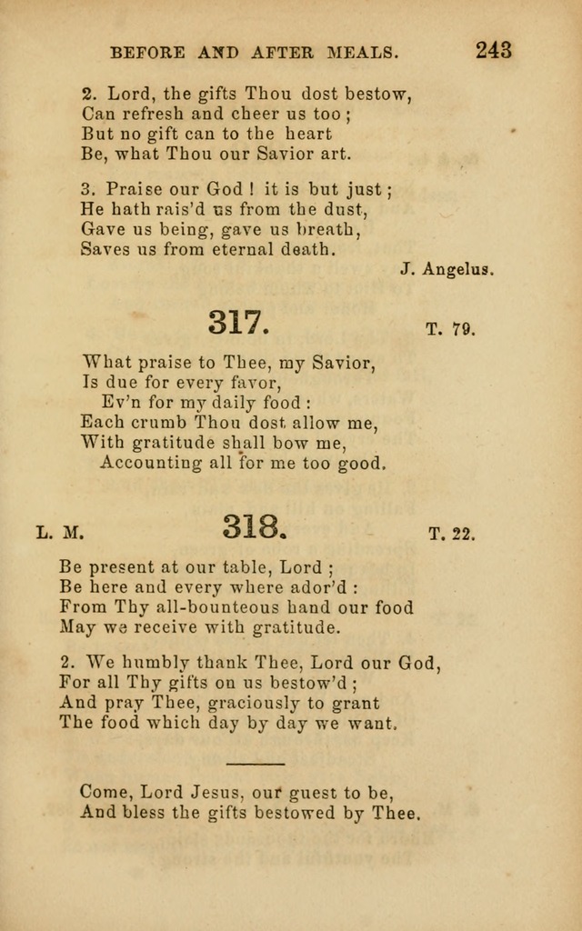 Hymns and Offices of Worship: for use in schools: with an appendix of tunes page 243