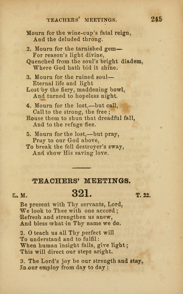 Hymns and Offices of Worship: for use in schools: with an appendix of tunes page 245