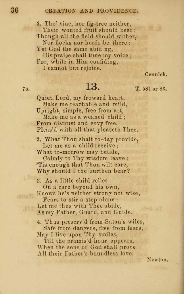 Hymns and Offices of Worship: for use in schools: with an appendix of tunes page 36