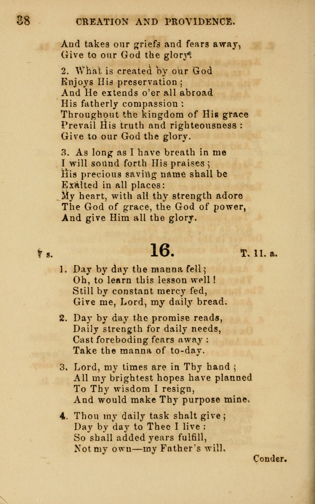 Hymns and Offices of Worship: for use in schools: with an appendix of tunes page 38