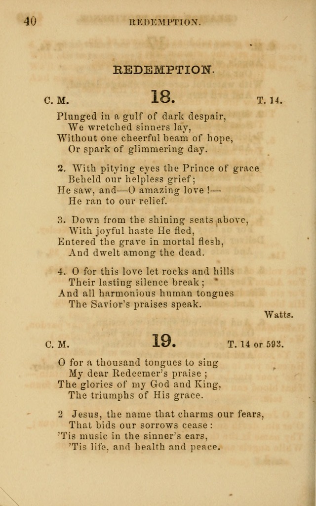 Hymns and Offices of Worship: for use in schools: with an appendix of tunes page 40