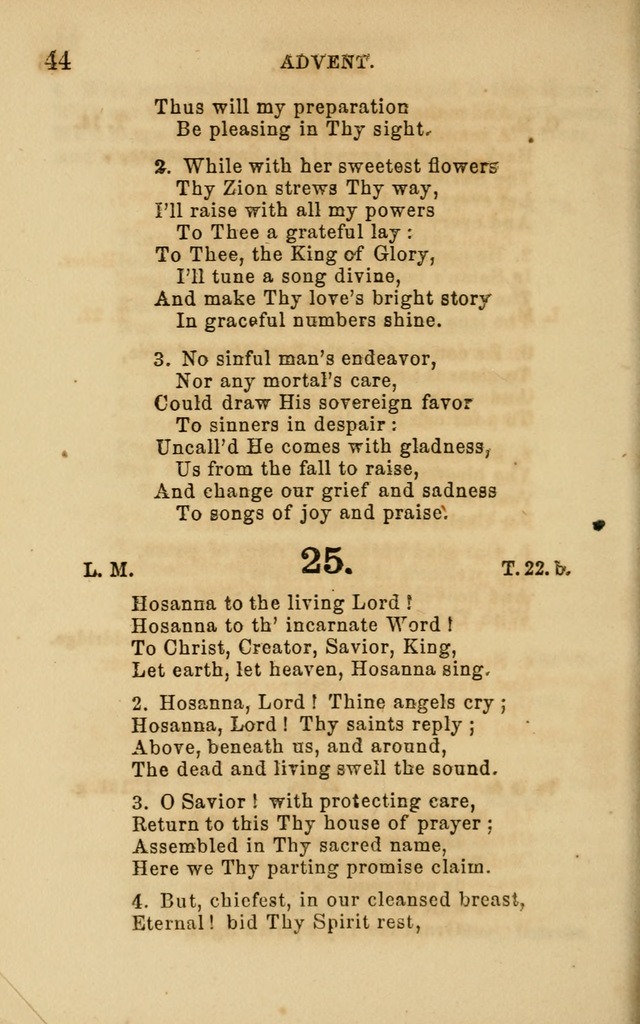 Hymns and Offices of Worship: for use in schools: with an appendix of tunes page 44