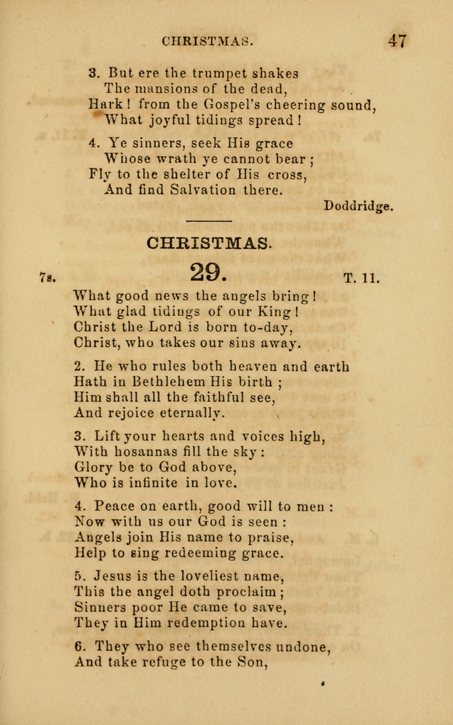 Hymns and Offices of Worship: for use in schools: with an appendix of tunes page 47