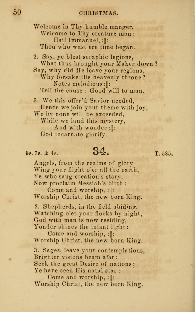 Hymns and Offices of Worship: for use in schools: with an appendix of tunes page 50