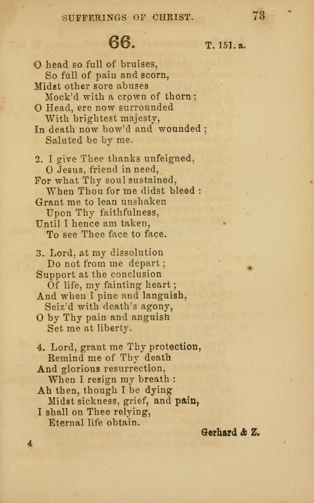 Hymns and Offices of Worship: for use in schools: with an appendix of tunes page 73