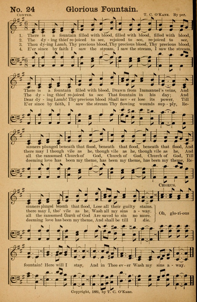 Honey Out of the Rock: a compilation of sacred songs and hymns for use in gospel meetings and other religious services page 31