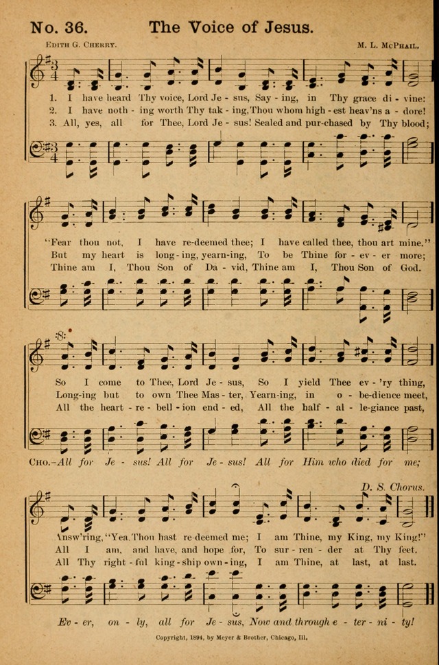 Honey Out of the Rock: a compilation of sacred songs and hymns for use in gospel meetings and other religious services page 43