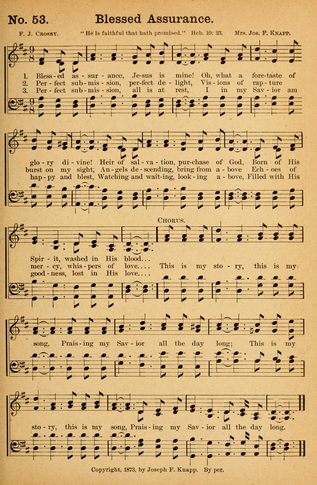 Honey Out of the Rock: a compilation of sacred songs and hymns for use in gospel meetings and other religious services page 60