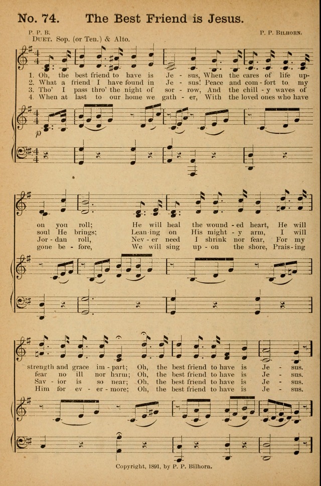 Honey Out of the Rock: a compilation of sacred songs and hymns for use in gospel meetings and other religious services page 81