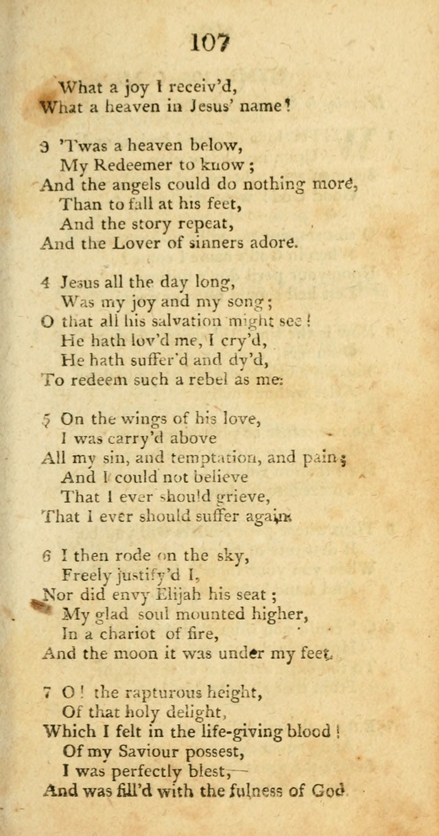 Hymns, Original and  Selected, for the Use of Christians. (5th ed. corr.) page 109