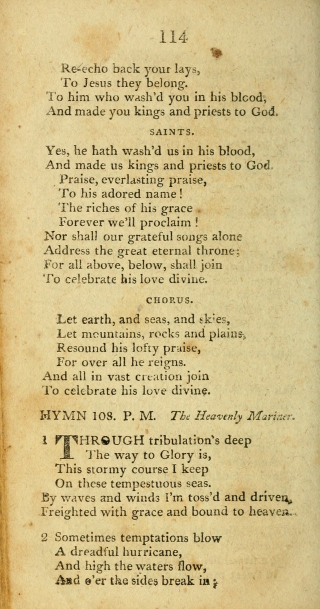 Hymns, Original and  Selected, for the Use of Christians. (5th ed. corr.) page 116