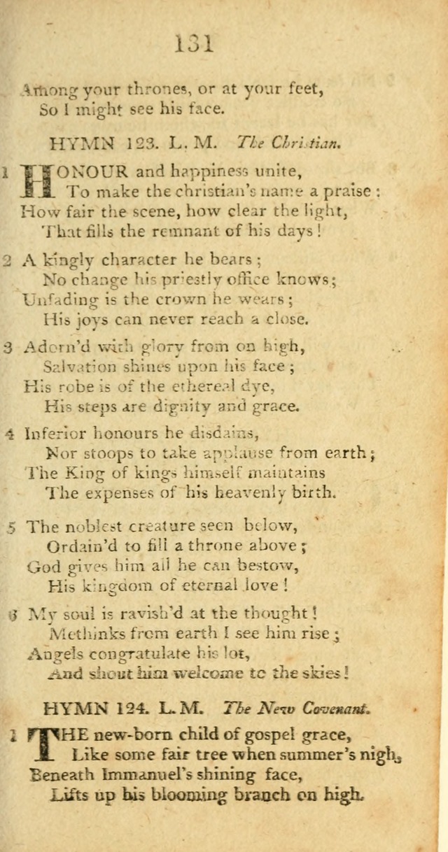 Hymns, Original and  Selected, for the Use of Christians. (5th ed. corr.) page 135