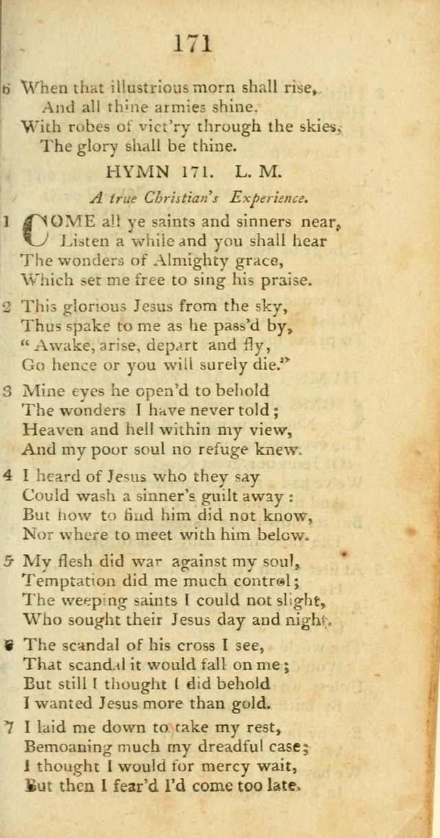 Hymns, Original and  Selected, for the Use of Christians. (5th ed. corr.) page 185