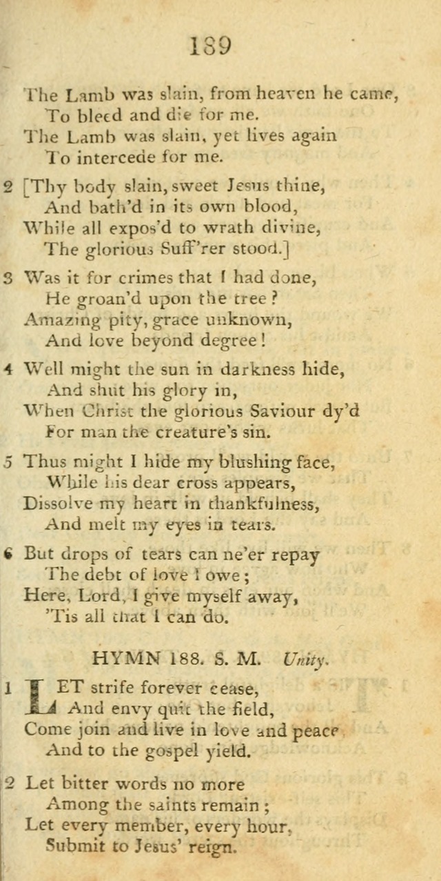 Hymns, Original and  Selected, for the Use of Christians. (5th ed. corr.) page 203