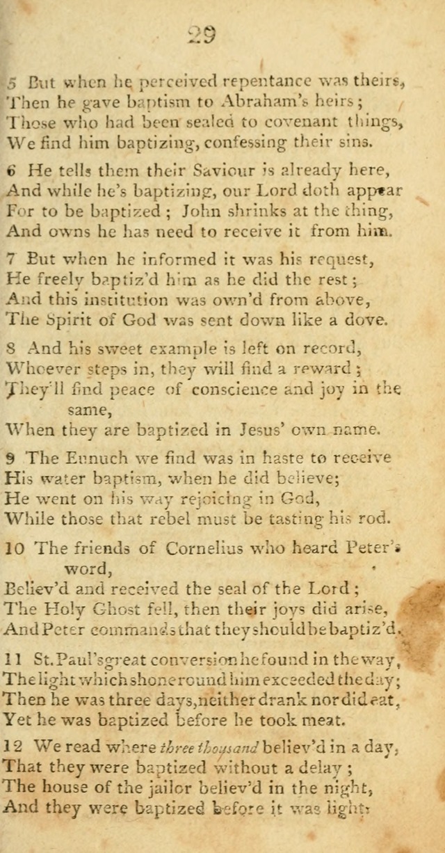 Hymns, Original and  Selected, for the Use of Christians. (5th ed. corr.) page 29