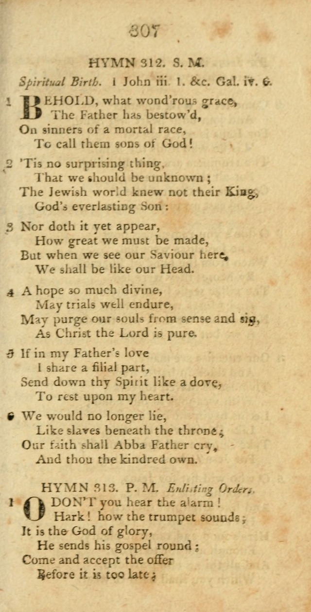 Hymns, Original and  Selected, for the Use of Christians. (5th ed. corr.) page 323