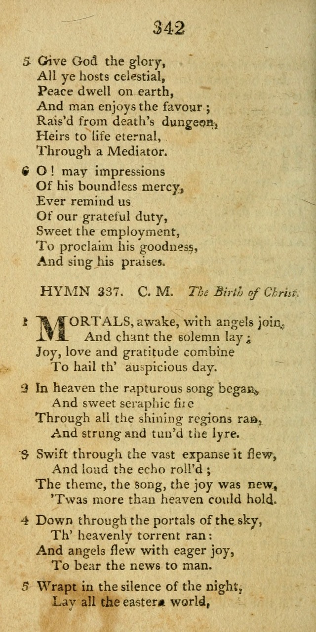 Hymns, Original and  Selected, for the Use of Christians. (5th ed. corr.) page 358