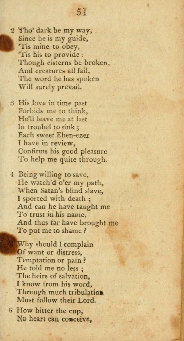 Hymns, Original and  Selected, for the Use of Christians. (5th ed. corr.) page 51