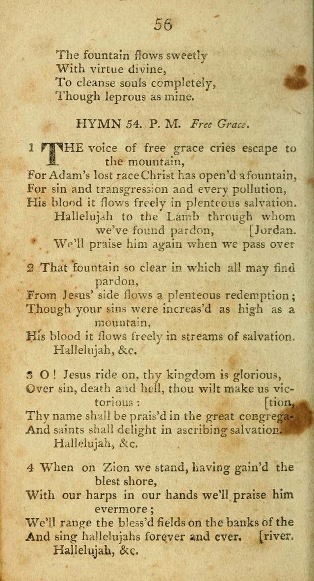 Hymns, Original and  Selected, for the Use of Christians. (5th ed. corr.) page 56