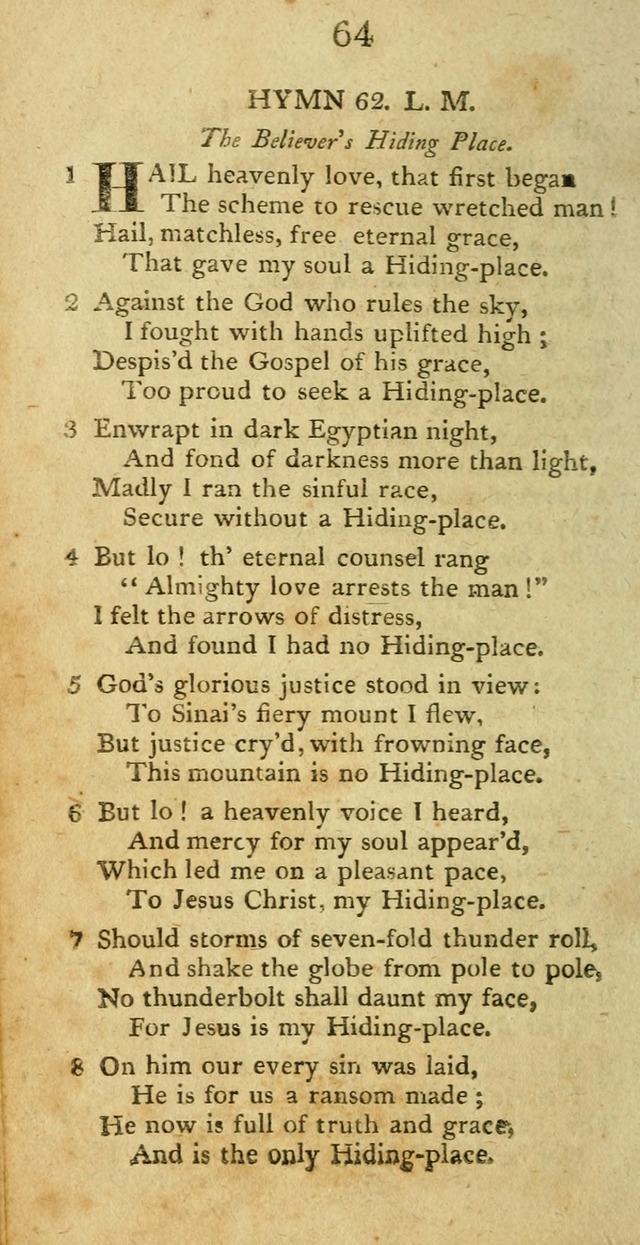 Hymns, Original and  Selected, for the Use of Christians. (5th ed. corr.) page 64