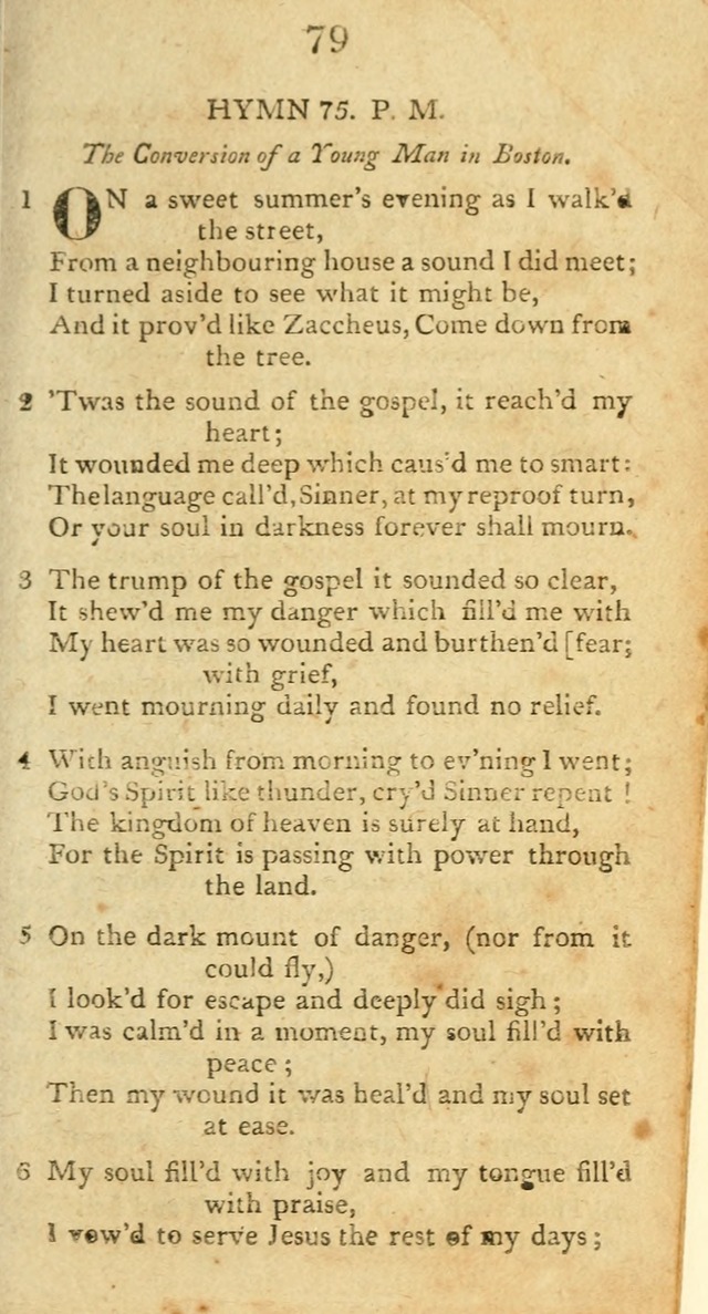 Hymns, Original and  Selected, for the Use of Christians. (5th ed. corr.) page 79