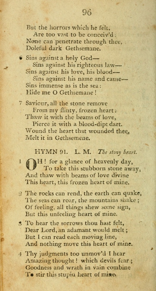 Hymns, Original and  Selected, for the Use of Christians. (5th ed. corr.) page 98