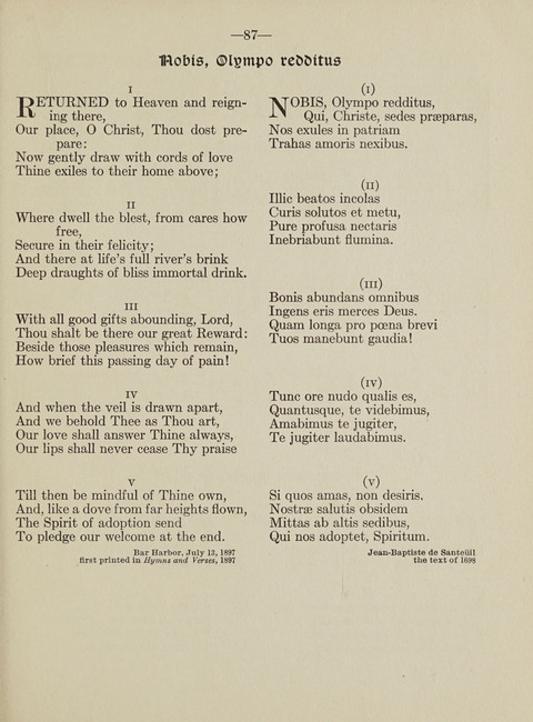 Hymns: original and translated page 77