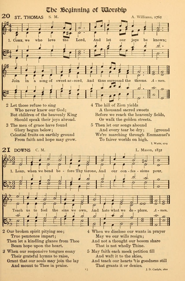 Hymns of Worship and Service (Chapel Ed., 4th ed.) page 17