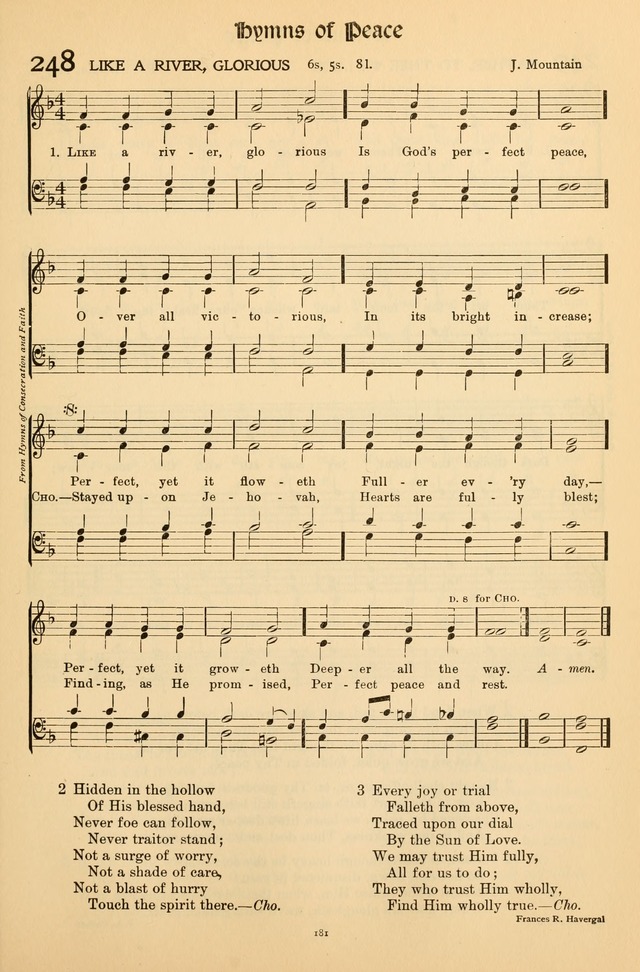 Hymns of Worship and Service (Chapel Ed., 4th ed.) page 185