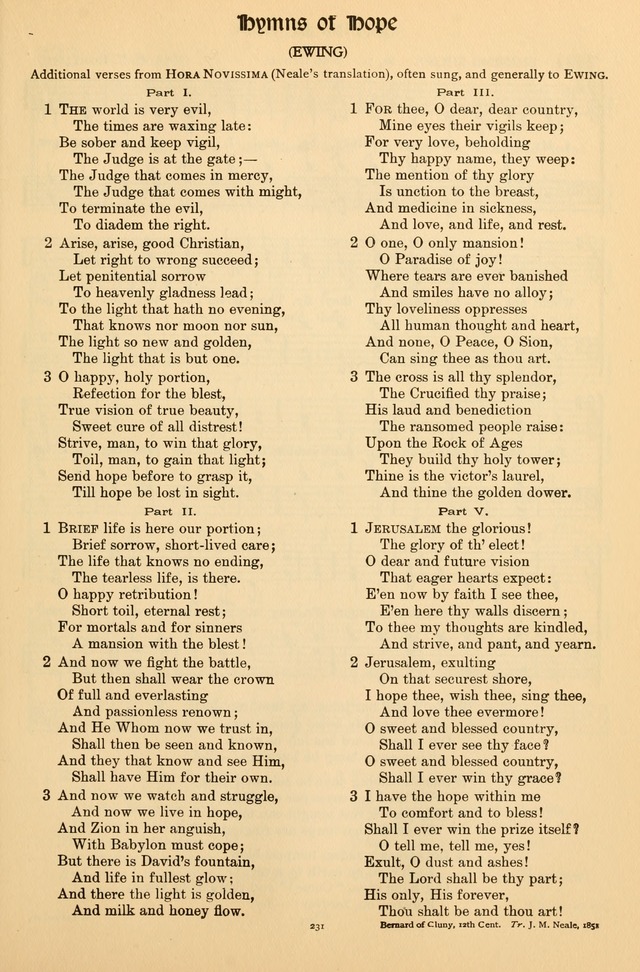 Hymns of Worship and Service (Chapel Ed., 4th ed.) page 235