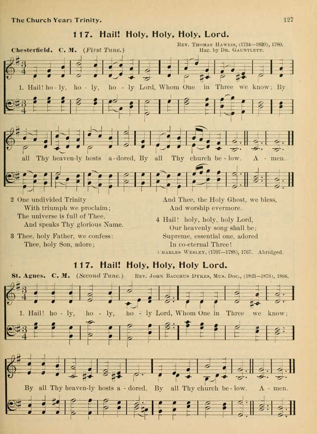 Hymnal and Order of Service: for churches and Sunday-schools page 127