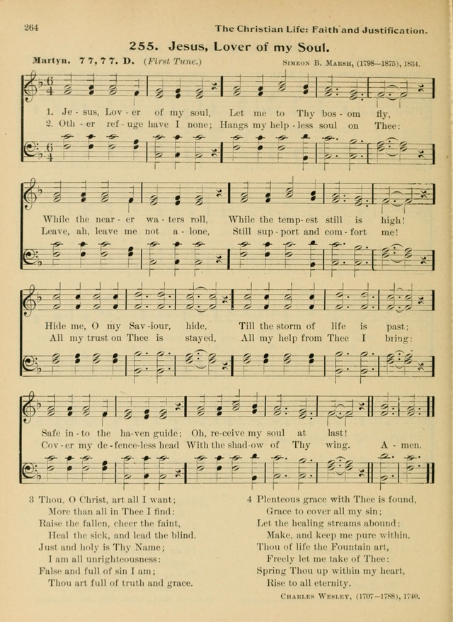 Hymnal and Order of Service: for churches and Sunday-schools page 264