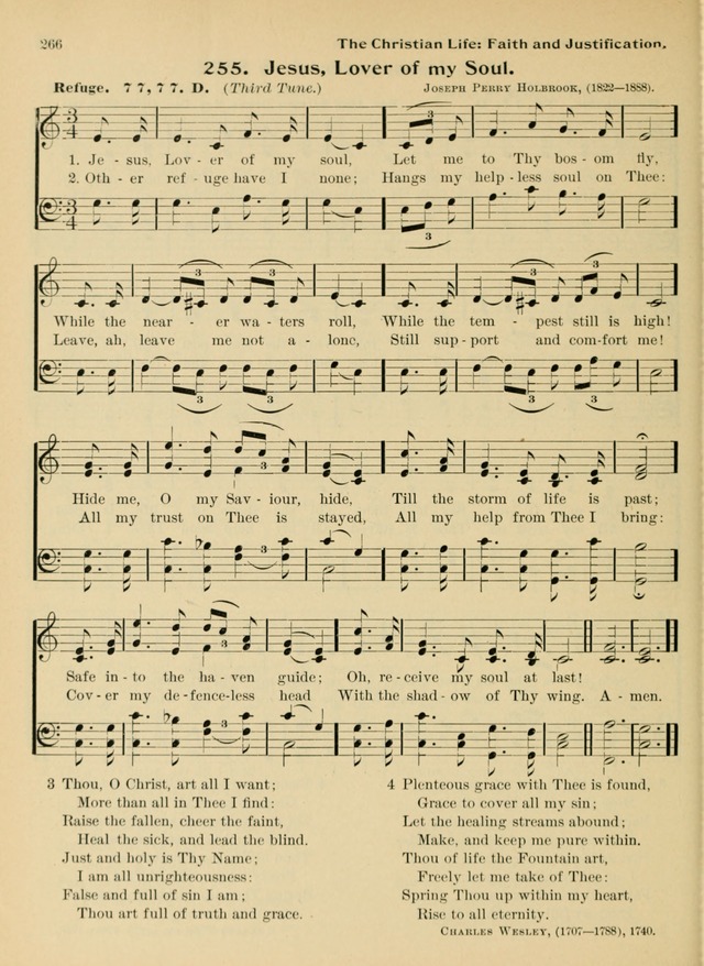 Hymnal and Order of Service: for churches and Sunday-schools page 266