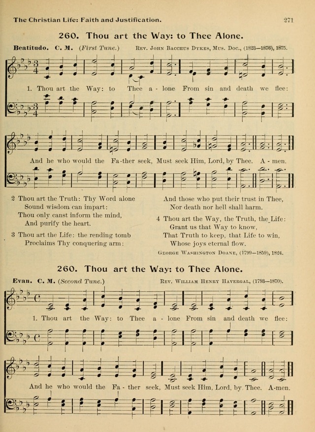 Hymnal and Order of Service: for churches and Sunday-schools page 271