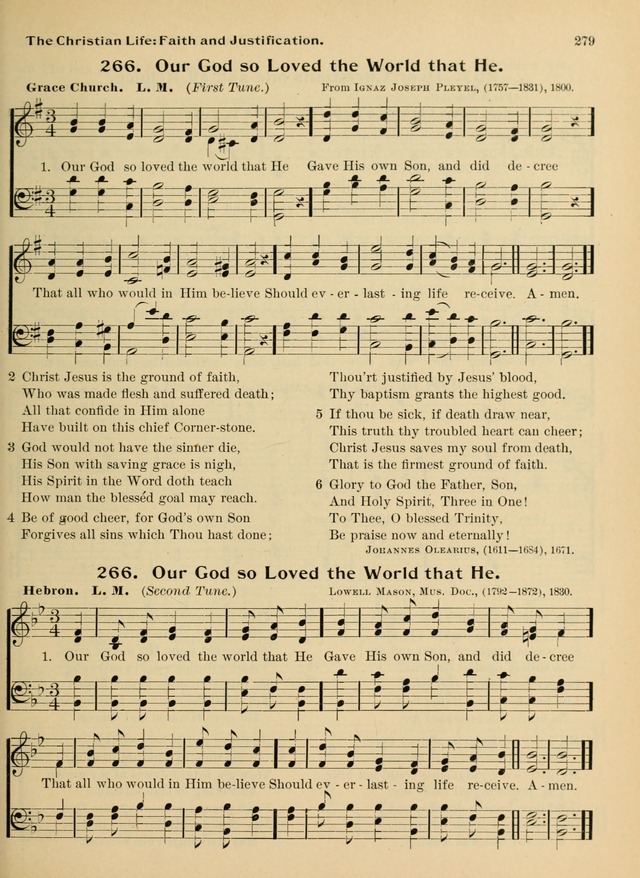 Hymnal and Order of Service: for churches and Sunday-schools page 279