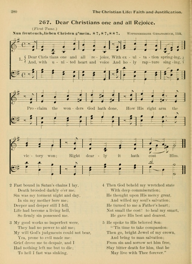 Hymnal and Order of Service: for churches and Sunday-schools page 280