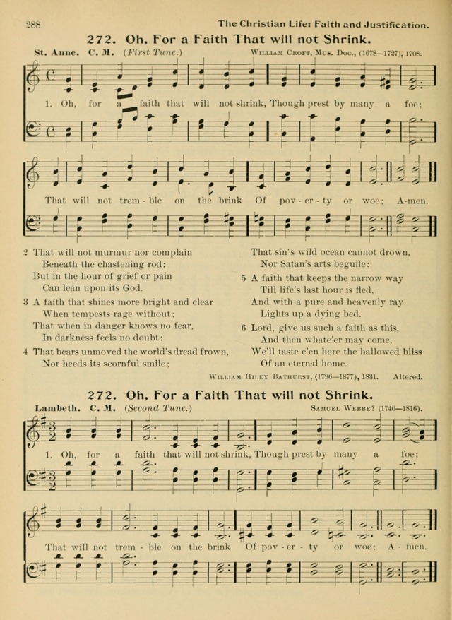 Hymnal and Order of Service: for churches and Sunday-schools page 288