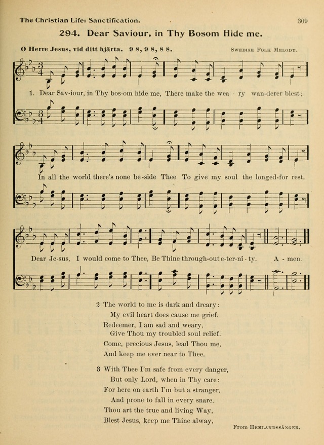 Hymnal and Order of Service: for churches and Sunday-schools page 309