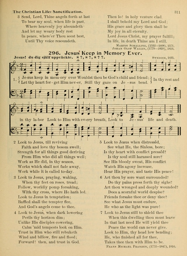 Hymnal and Order of Service: for churches and Sunday-schools page 311