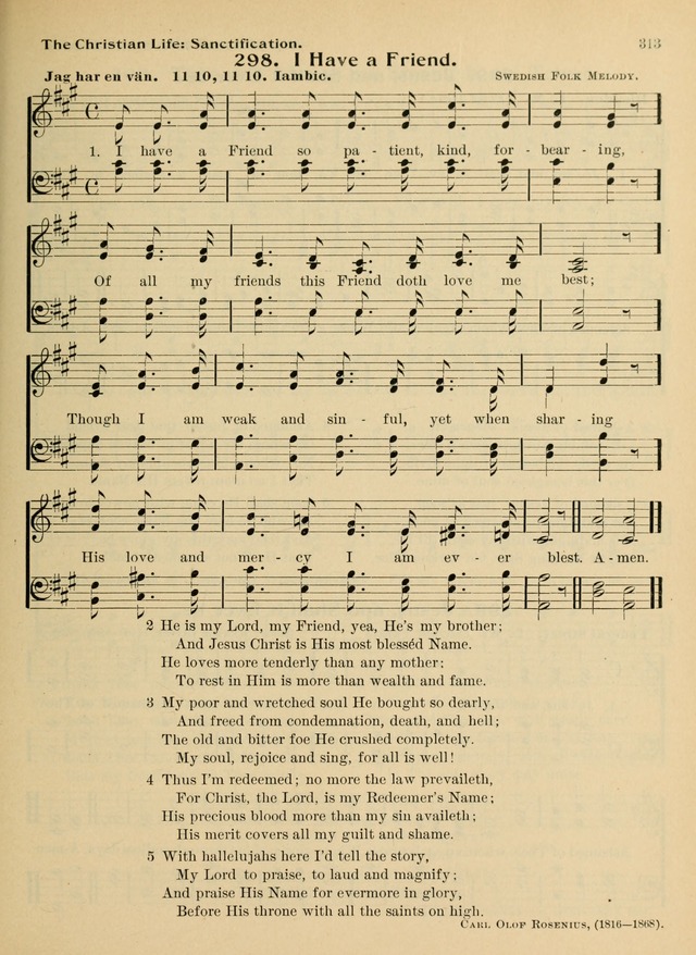 Hymnal and Order of Service: for churches and Sunday-schools page 313