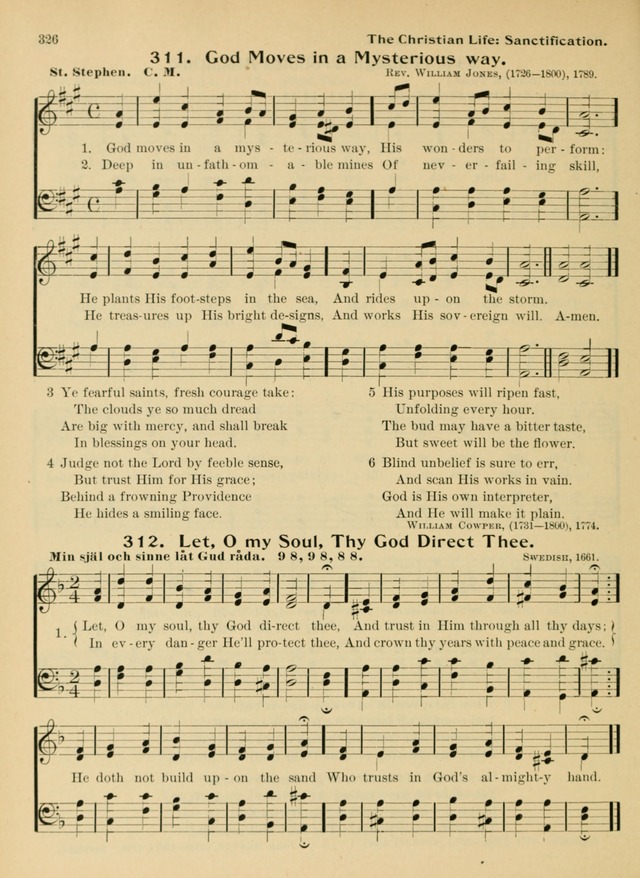 Hymnal and Order of Service: for churches and Sunday-schools page 326