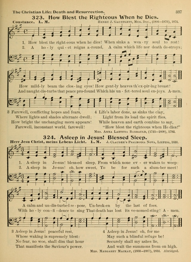 Hymnal and Order of Service: for churches and Sunday-schools page 337