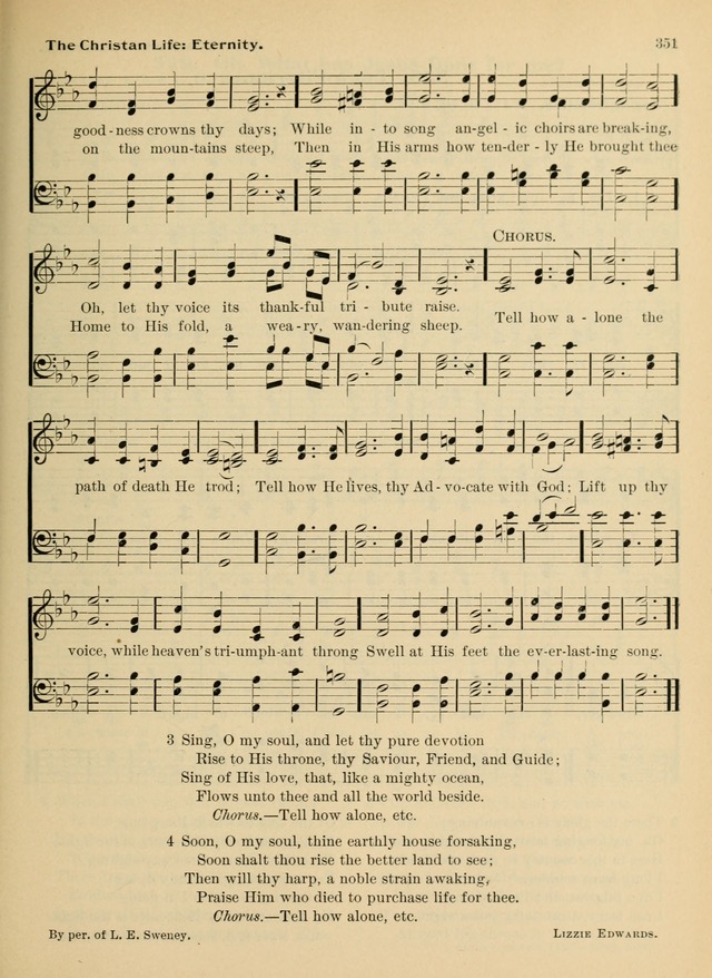 Hymnal and Order of Service: for churches and Sunday-schools page 351